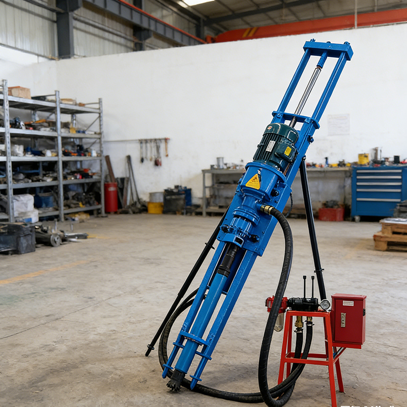 Heavy Equipment For Construction - DTH Drill Rig Portable Down The