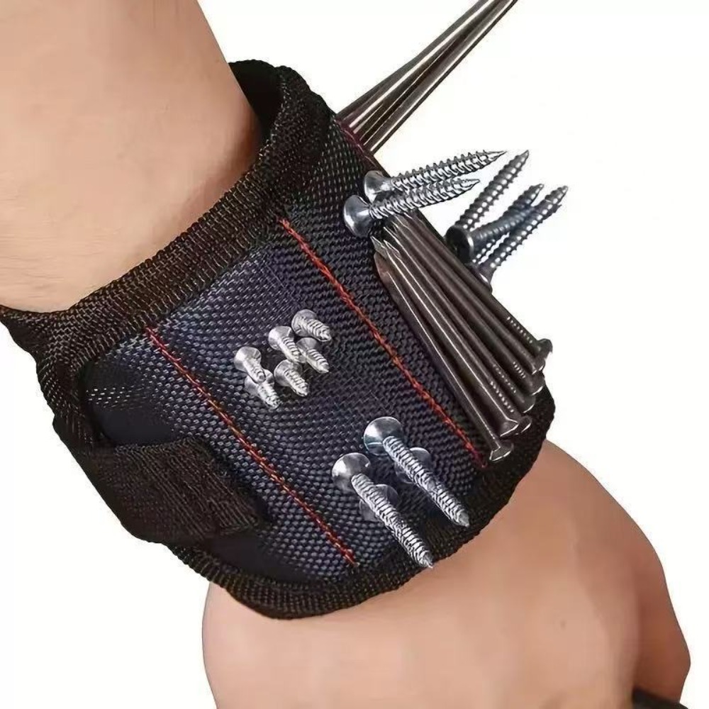 Magnetic Drill Press - Magnetic tool organizer wristband designed to