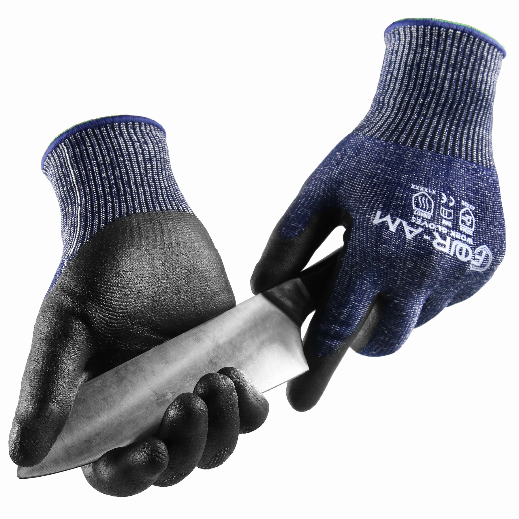 Heavy Equipment Operation - 1/3Pair, Level 5Cut-Resistant Gloves, Firm Non-Slip