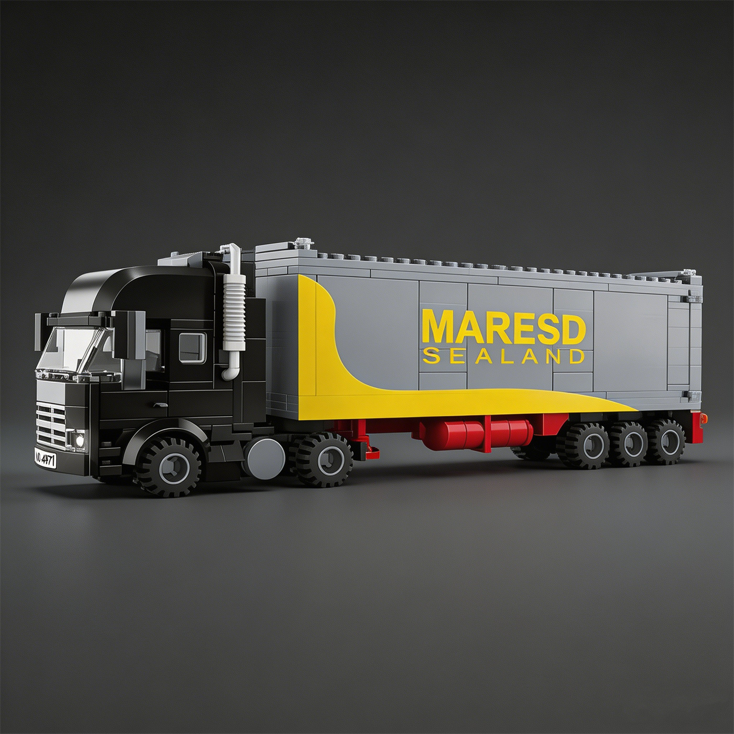 Heavy Equipment Lego - City Series Container Truck Building Blocks: