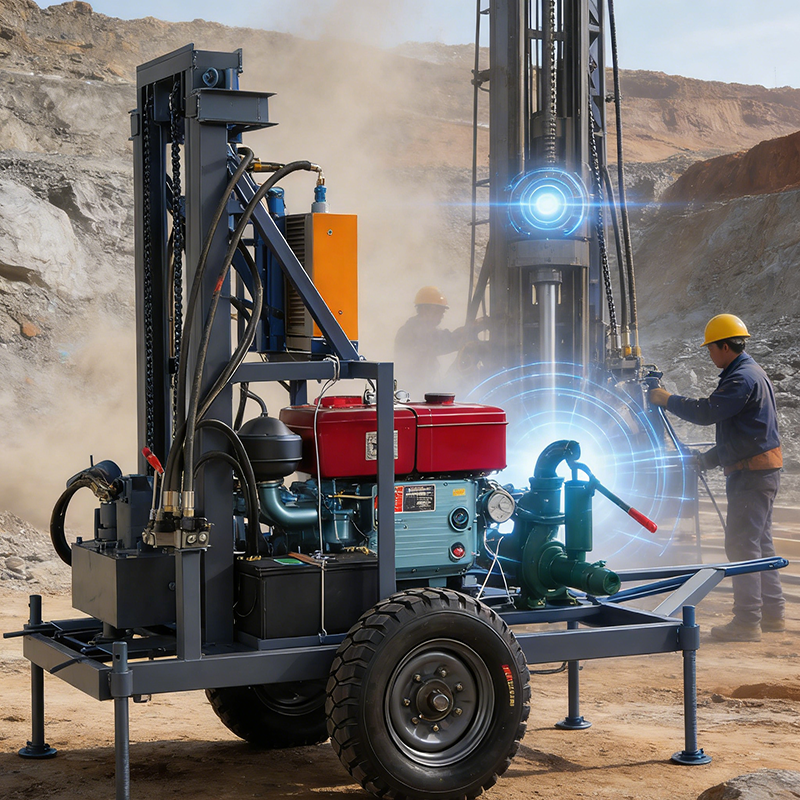 Heavy Equipment Drilling Rig - Water Well Drilling Rig Portable Deep