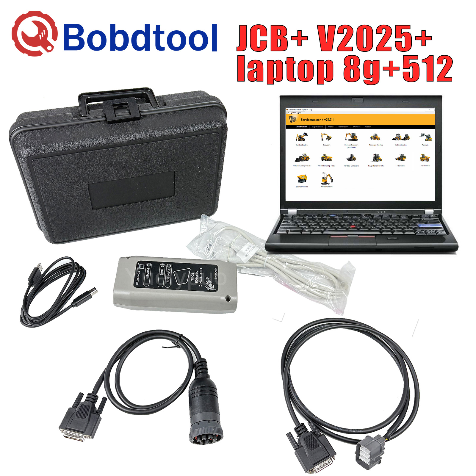 Heavy Equipment Software - V2025 Software Construction Equipment JCB Diagnostics
