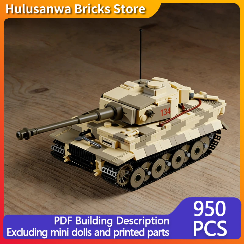 Heavy Military Tank Model MOC  – обзор и цена Heavy Equipment Lego