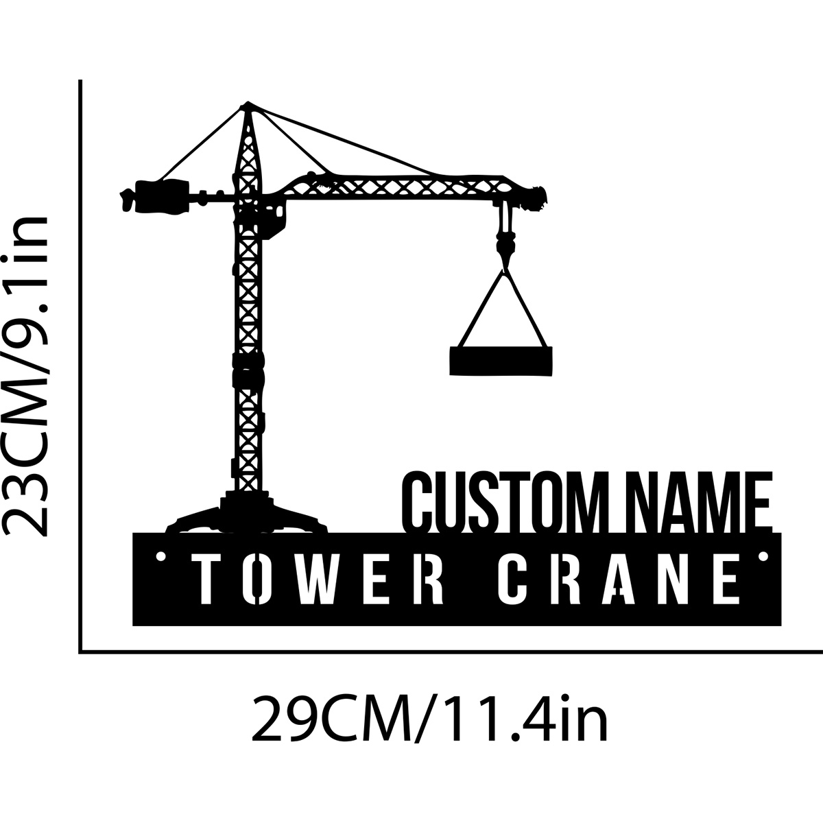 Custom Tower Crane Desk Name P – обзор и цена Heavy Equipment Names