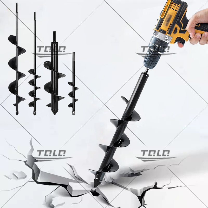 Garden Auger Spiral Drill Bit  – обзор и цена Auger Drill Attachment