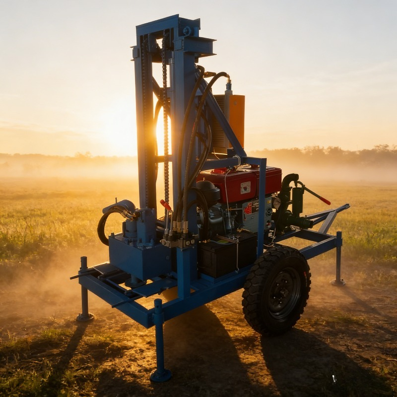 Industrial Grade Small Blue Di – обзор и цена Heavy Equipment Drilling Rig