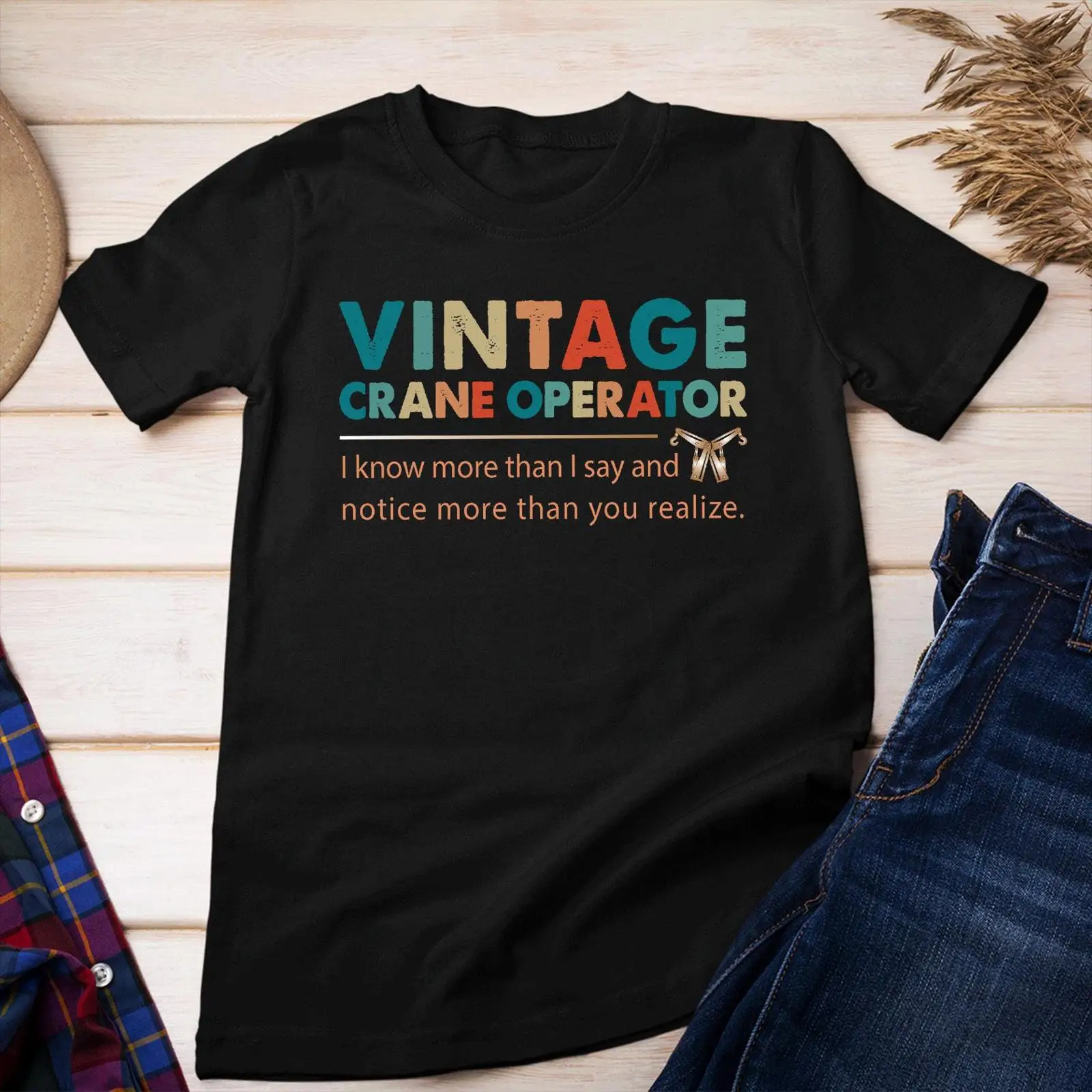 Vintage Crane Operator Funny Q – обзор и цена Heavy Equipment Quotes