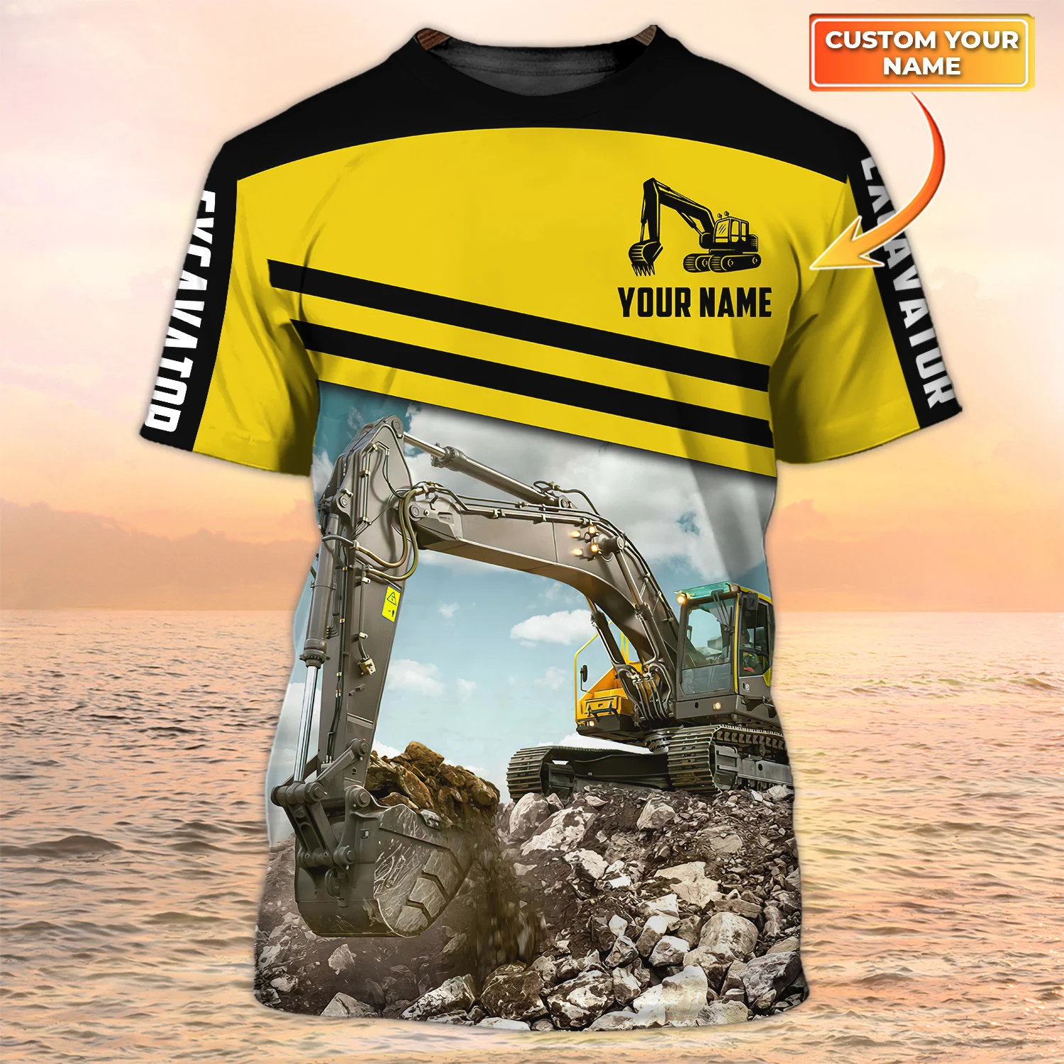 Newest Summer Fashion Men's T- – обзор и цена Heavy Equipment Names