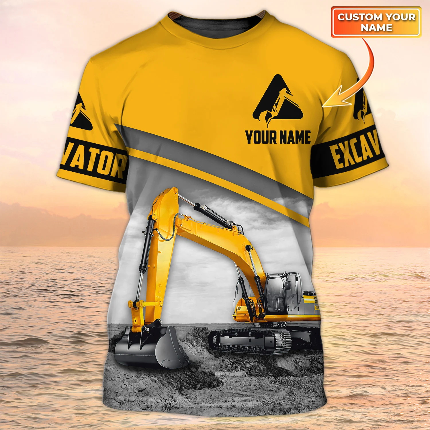 Newest Summer Fashion Men's T- – обзор и цена Heavy Equipment Names