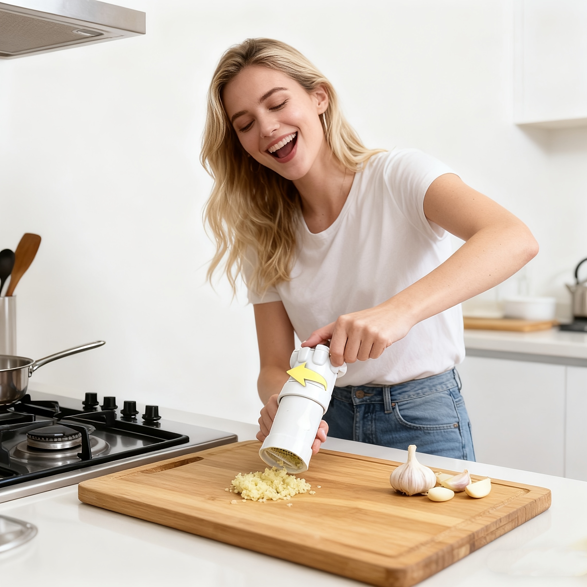 5-in-1 heavy-duty garlic press – обзор и цена Heavy Equipment Processor