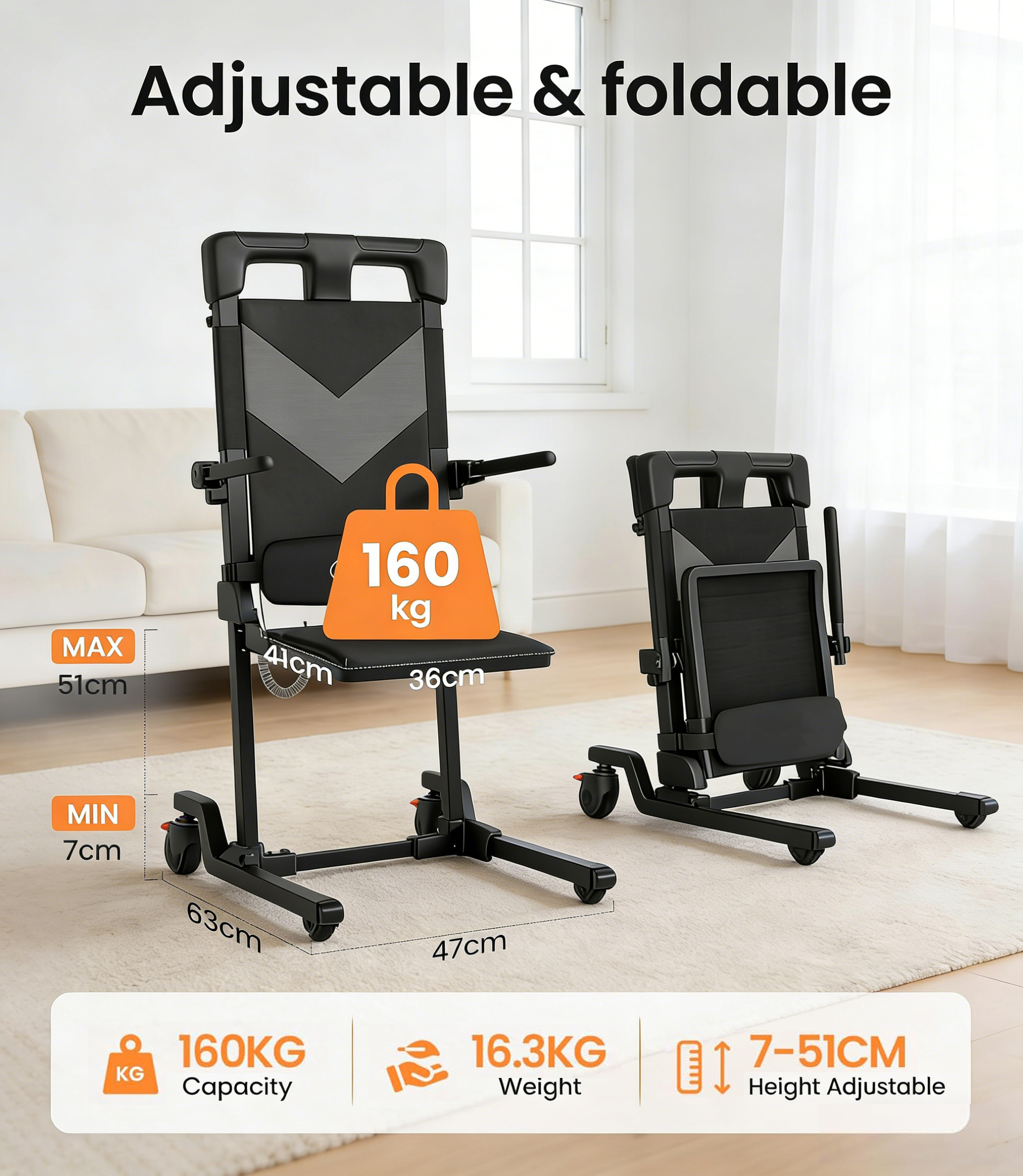 Electric Floor Lift Chair Pati – обзор и цена Heavy Equipment Unit