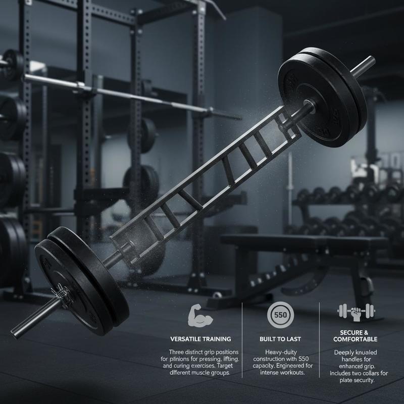 Multi-Grip Weightlifting Rod 8 – обзор и цена Heavy Equipment Safety Training