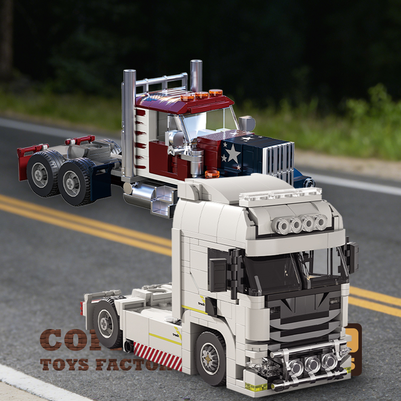 Creative Truck Head Bricks MOC – обзор и цена Heavy Equipment Lego