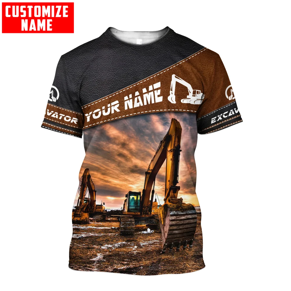 Personalized Name Excavator He – обзор и цена Heavy Equipment Names