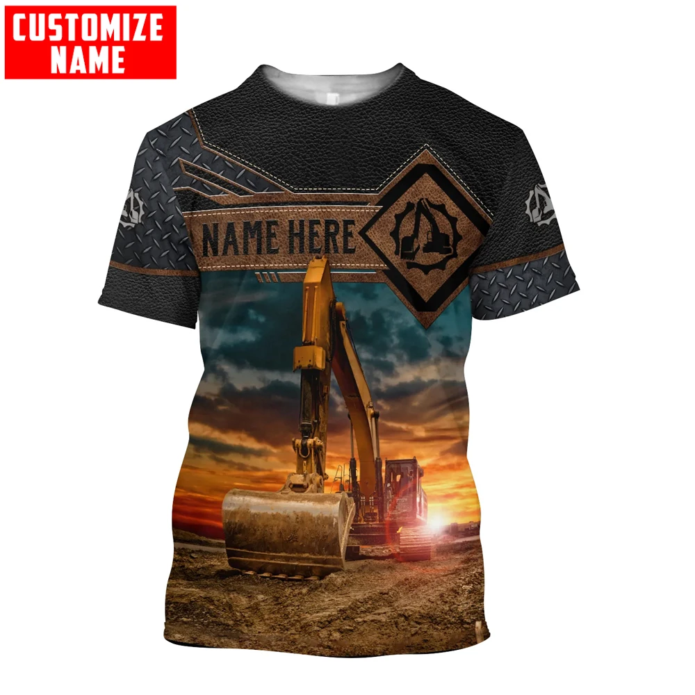 Personalized Name Excavator He – обзор и цена Heavy Equipment Names