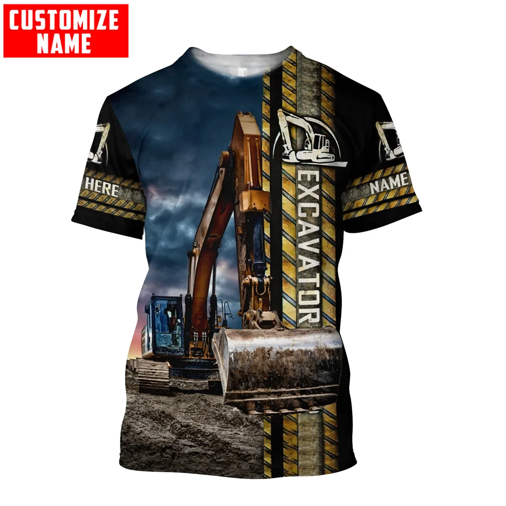 Personalized Name Excavator He – обзор и цена Heavy Equipment Names