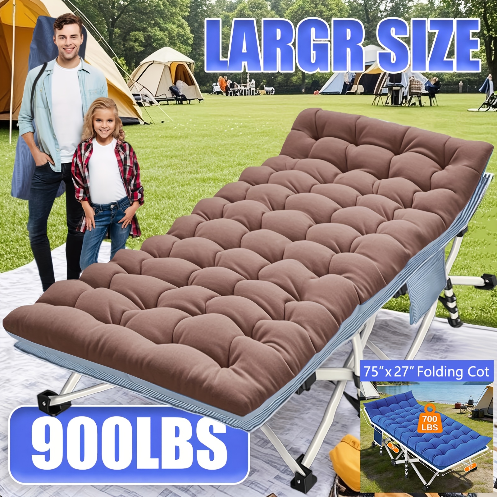 Portable Camping Cot, 700LBS-9 – обзор и цена Heavy Equipment Unit