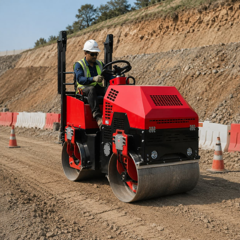 Double Drum Vibratory Road Rol – обзор и цена Heavy Equipment For Construction