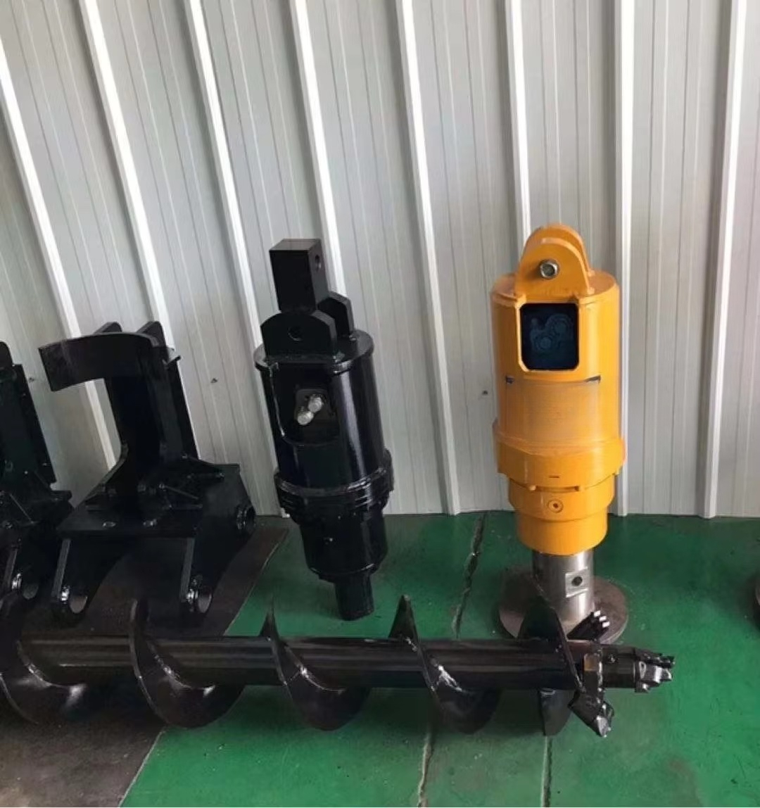 Mini Excavators or Skid Steer  – обзор и цена Auger Drill Attachment