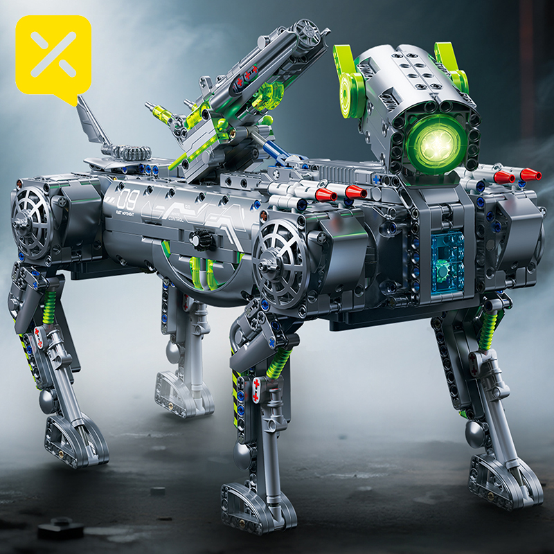Mechanical Robot Dog Building  – обзор и цена Heavy Equipment Lego