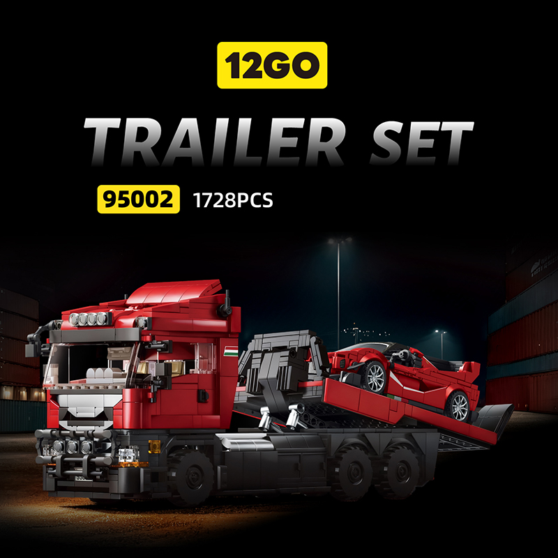 Red Tractor Truck & Red Super  – обзор и цена Heavy Equipment Lego