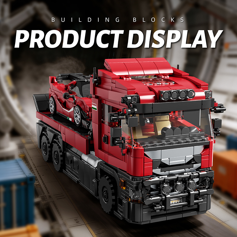 Red Tractor Truck & Red Super  – обзор и цена Heavy Equipment Lego