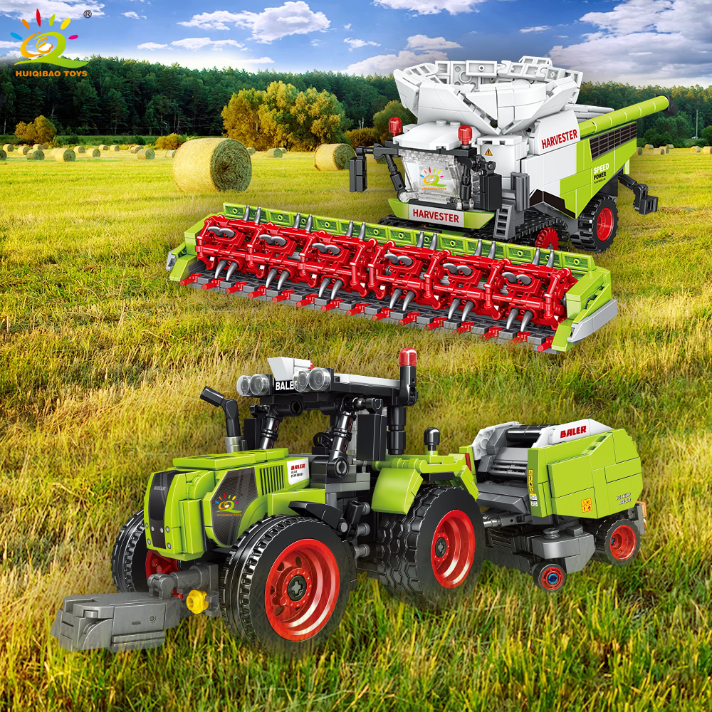 HUIQIBAO Farmer Truck model Bu – обзор и цена Heavy Equipment Lego