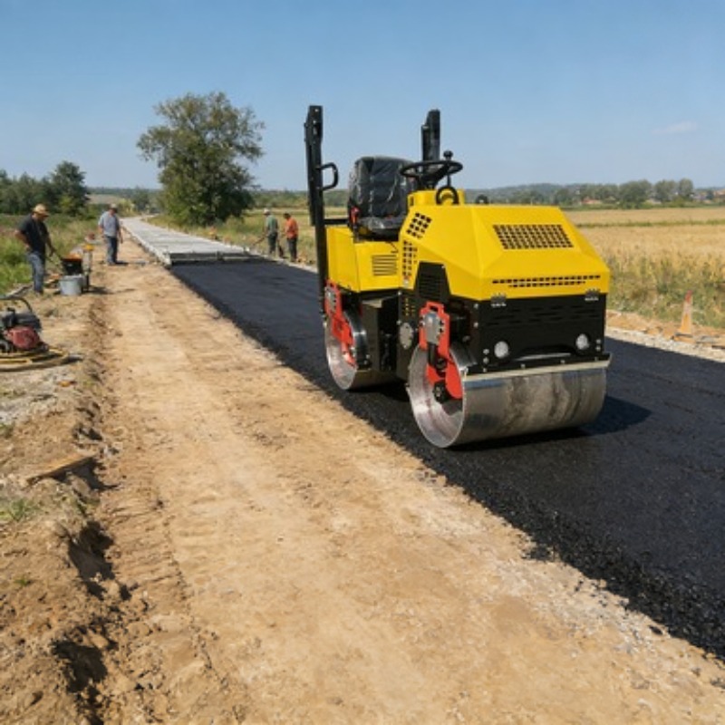 Single Drum Road Roller Vibrat – обзор и цена Heavy Equipment For Construction