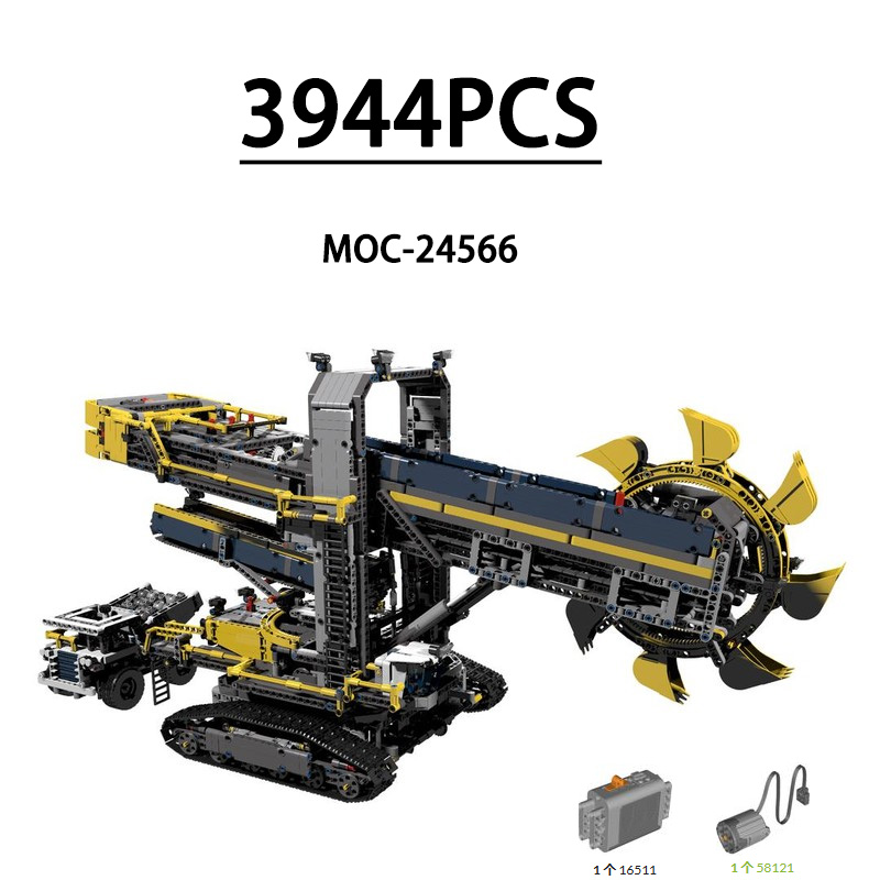 MOC-24566 New 42055 Slick Buck – обзор и цена Heavy Equipment Lego