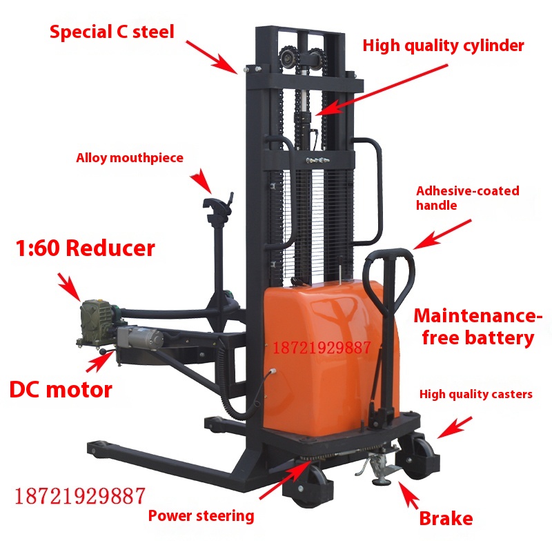 New Factory Electric Drum Lift – обзор и цена Electric Forklift
