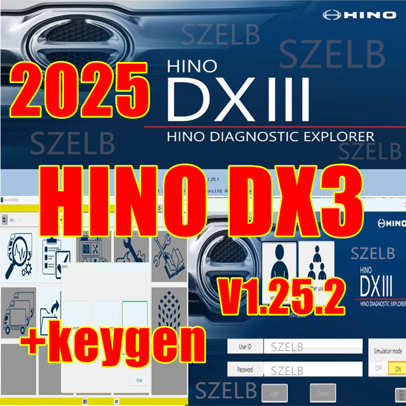 2026 Hot Hino Diagnostic EXplo – обзор и цена Heavy Equipment Software