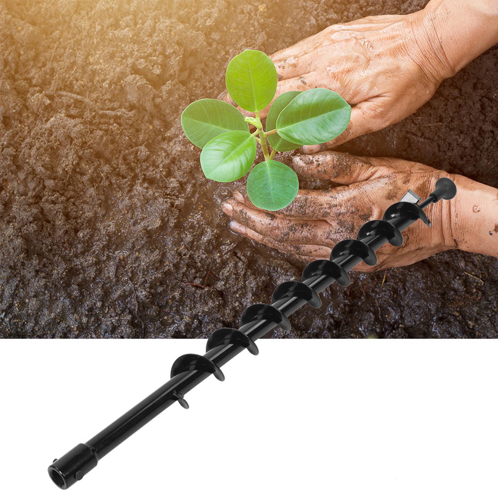 Soil drill bit garden pile dri – обзор и цена Auger Drill Attachment