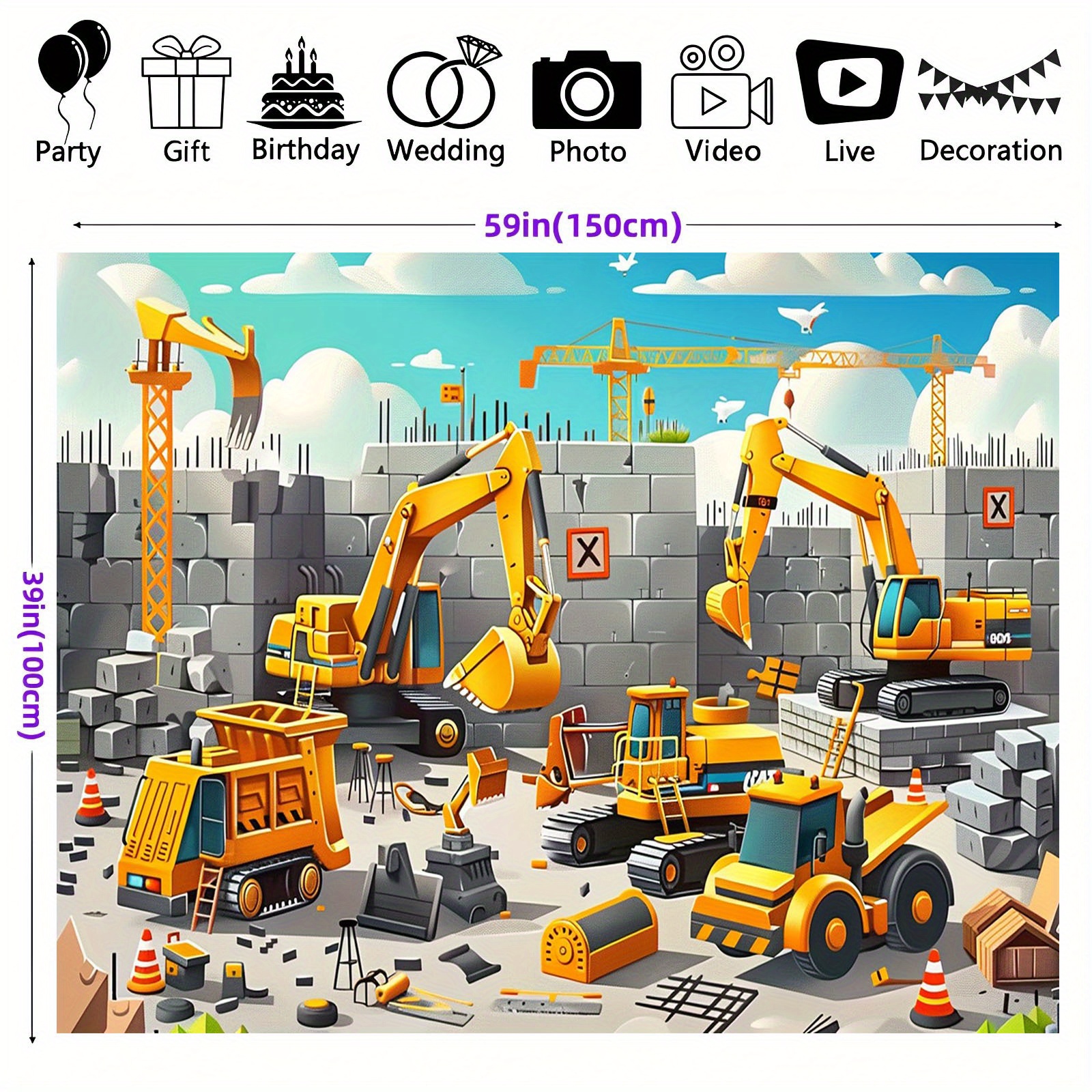 1pc Vivid construction site pa – обзор и цена Heavy Equipment For Construction