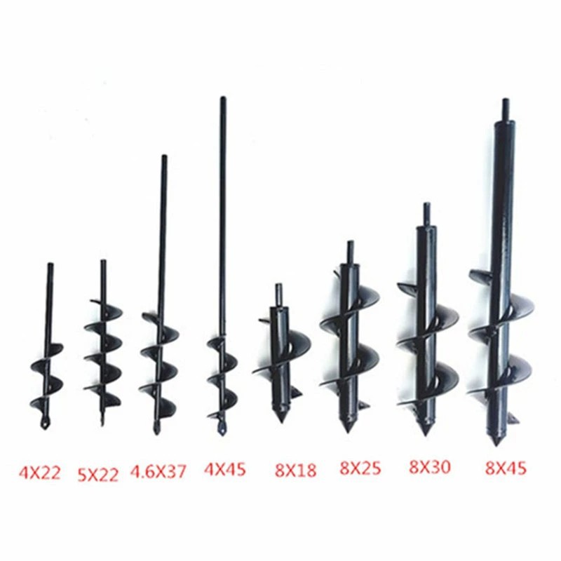 Garden Auger Spiral Drill Bit  – обзор и цена Auger Drill Attachment