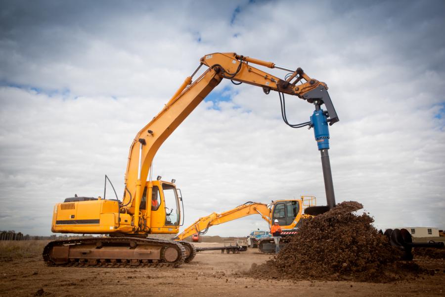 Excavator Attachments Hydrauli – обзор и цена Auger Drill Attachment