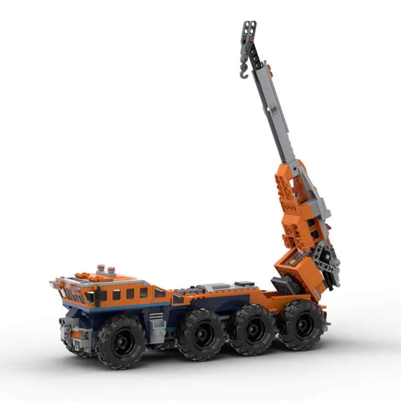 516PCS MOC Heavy Mobile Crane  – обзор и цена Heavy Equipment Lego