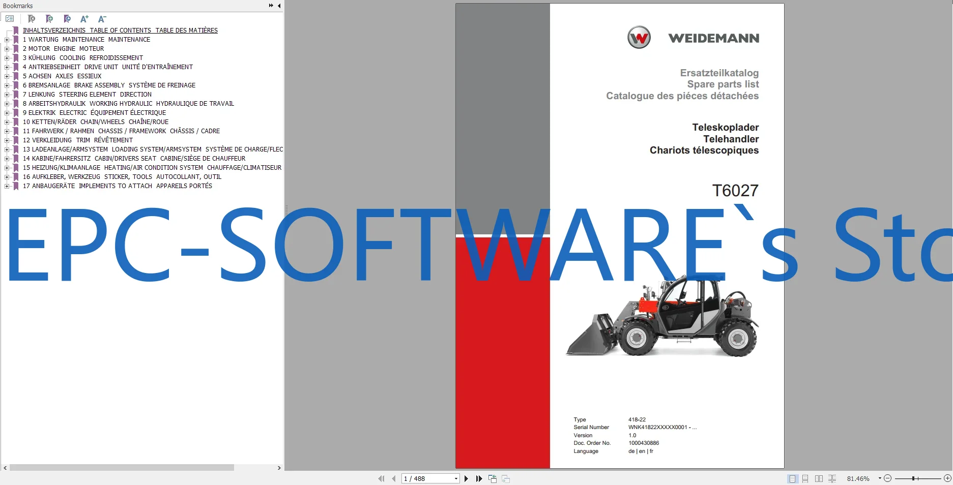 EPC-SOFTWARE Weidemann Heavy E – обзор и цена Heavy Equipment Software