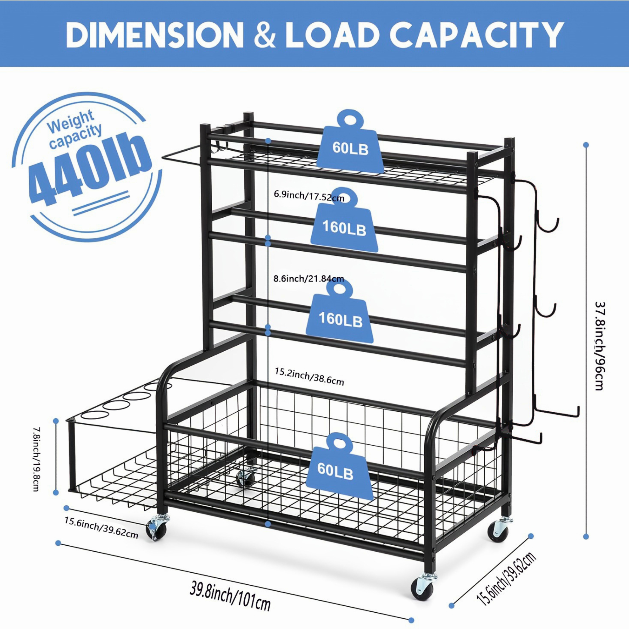 Blacksmith 4 Tier Storage Rack – обзор и цена Heavy Equipment Unit