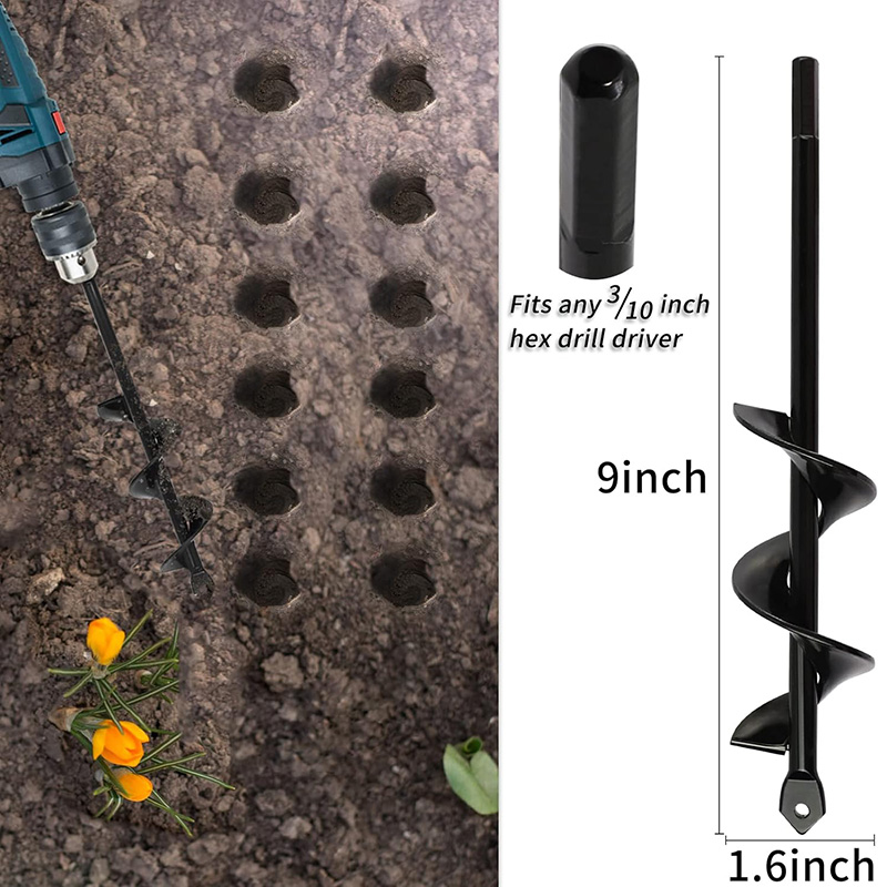 Garden Earth Auger Spiral Dril – обзор и цена Auger Drill Attachment