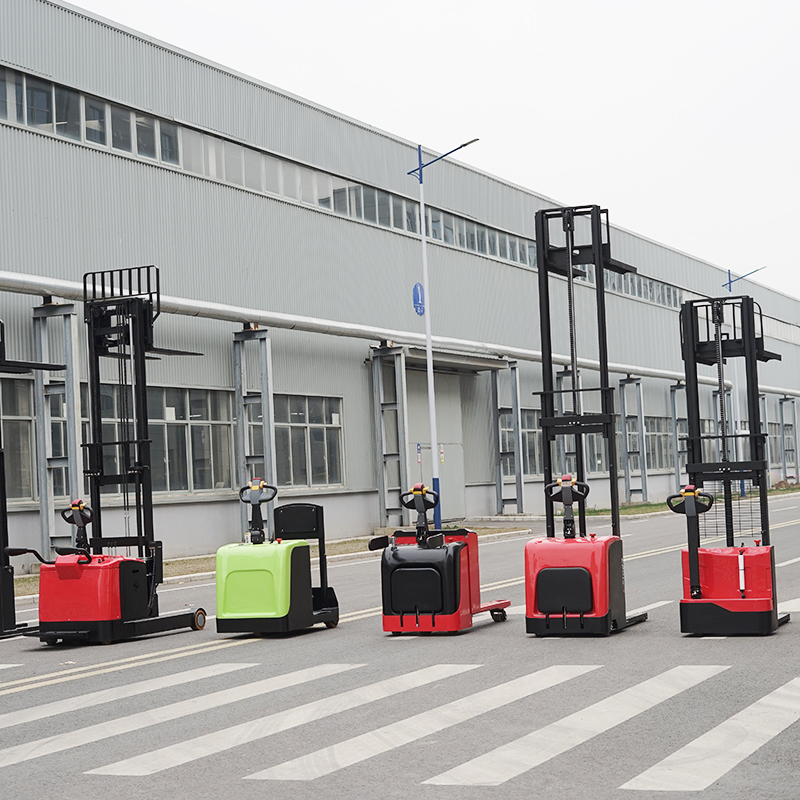Compact Semi Electric Stacker  – обзор и цена Electric Forklift