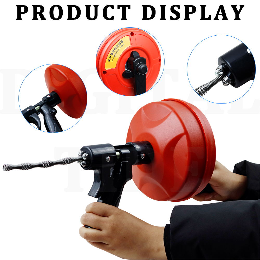 Drain Auger Manual-feeding Plu – обзор и цена Auger Drill Attachment