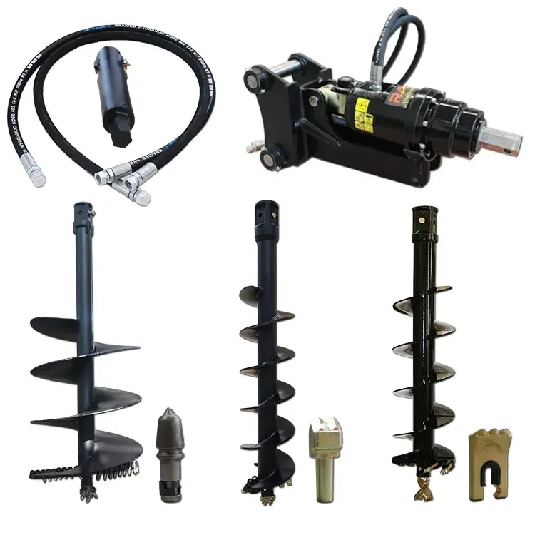 Lei Hydraulic Auger Digging At – обзор и цена Auger Drill Attachment