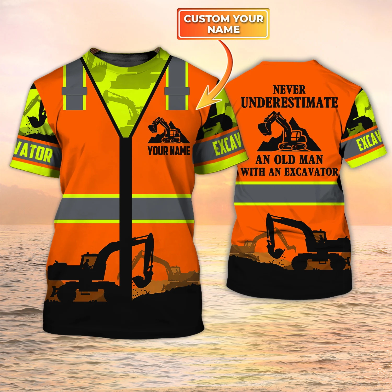 Newest Summer Fashion Men's T- – обзор и цена Heavy Equipment Names