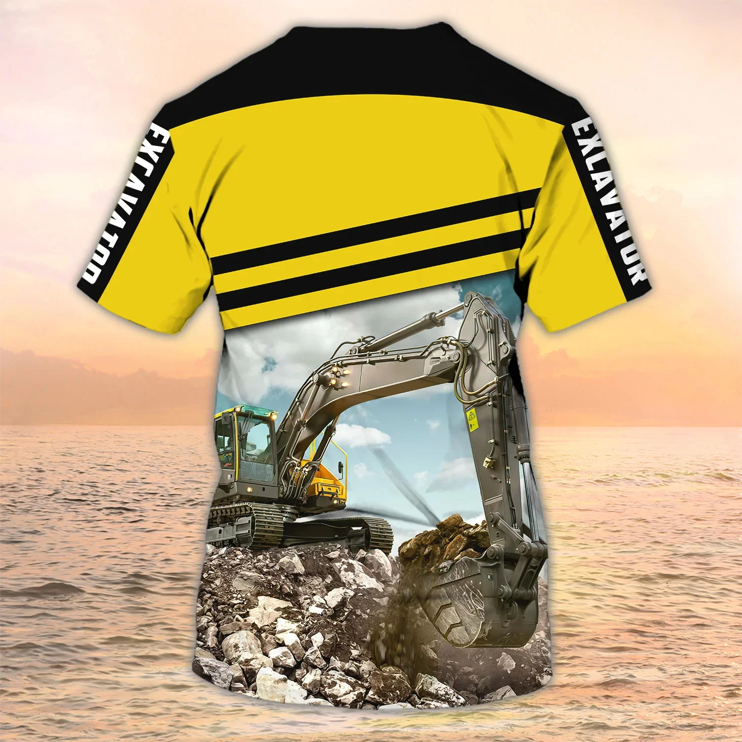 Newest Summer Fashion Men's T- – обзор и цена Heavy Equipment Names