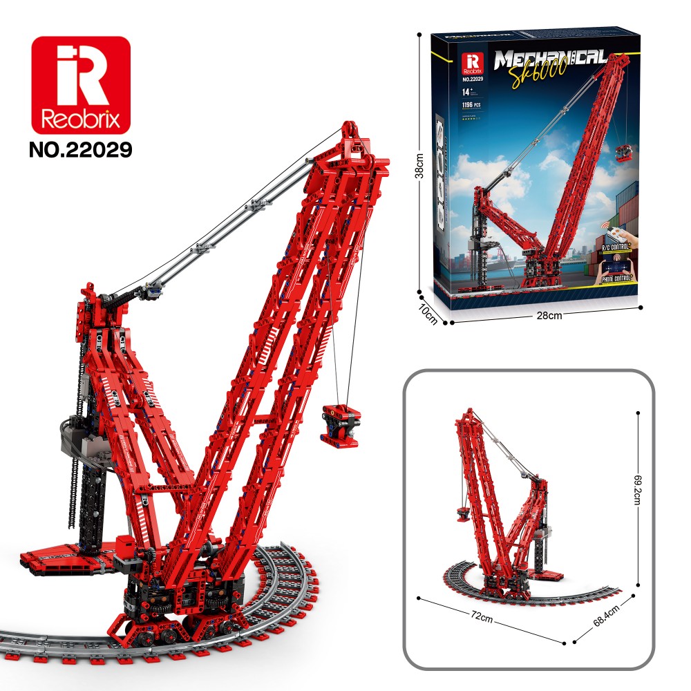 SK6000 Crane Building Blocks H – обзор и цена Heavy Equipment Lego