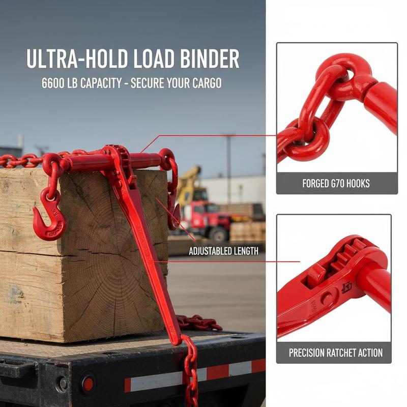 Ratchet Load Binder 5/16-3/8 I – обзор и цена Heavy Equipment For Construction