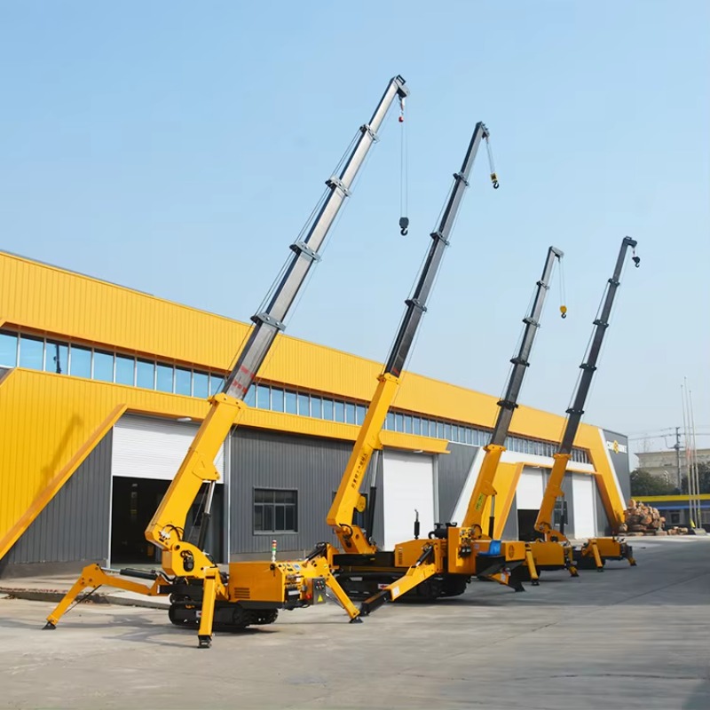 8T Hydraulic Spider Crane Heav – обзор и цена Heavy Equipment For Construction