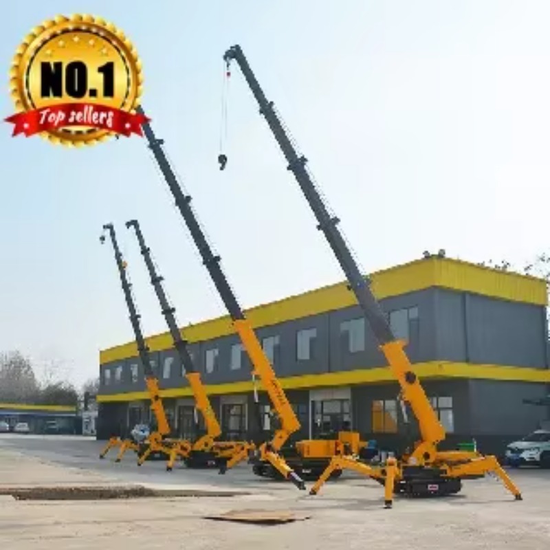 8T Hydraulic Spider Crane Heav – обзор и цена Heavy Equipment For Construction
