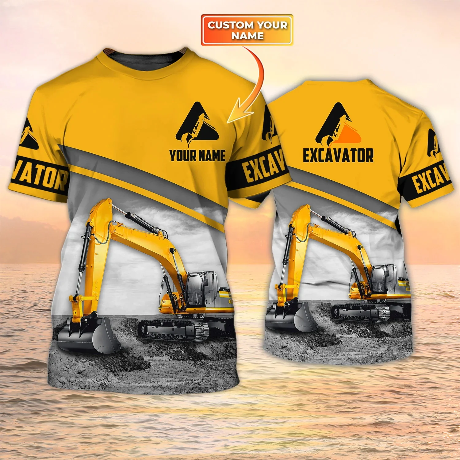 Newest Summer Fashion Men's T- – обзор и цена Heavy Equipment Names