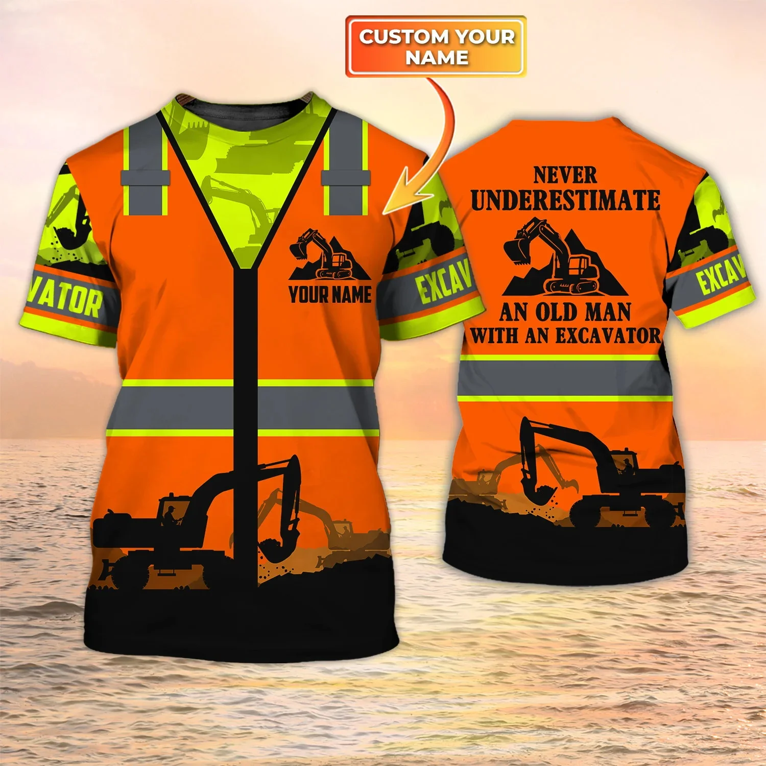 Newest Summer Fashion Men's T- – обзор и цена Heavy Equipment Names